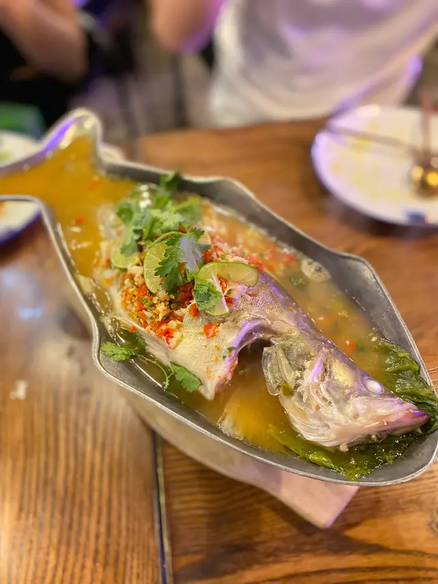 明爐香檸汁蒸桂花魚