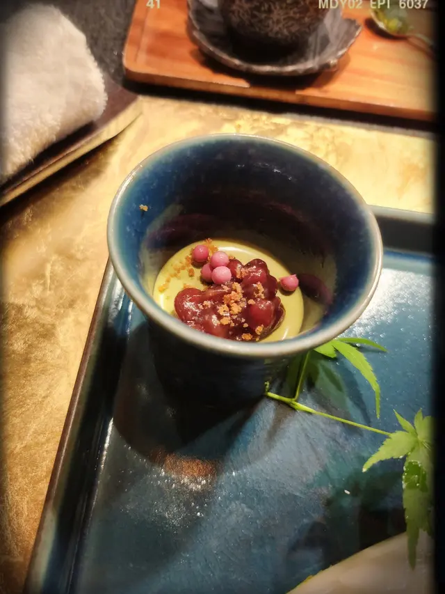 Red Bean Matcha Panna Cotta