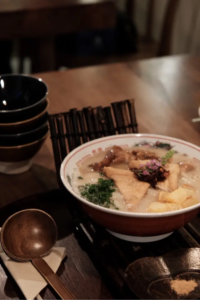 雞白湯油揚烏冬