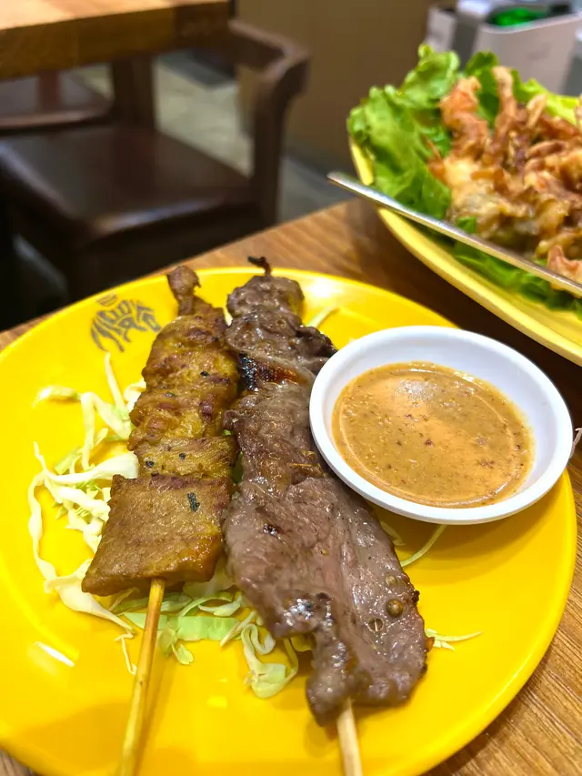 牛肉沙嗲串燒 豬肉沙嗲串燒