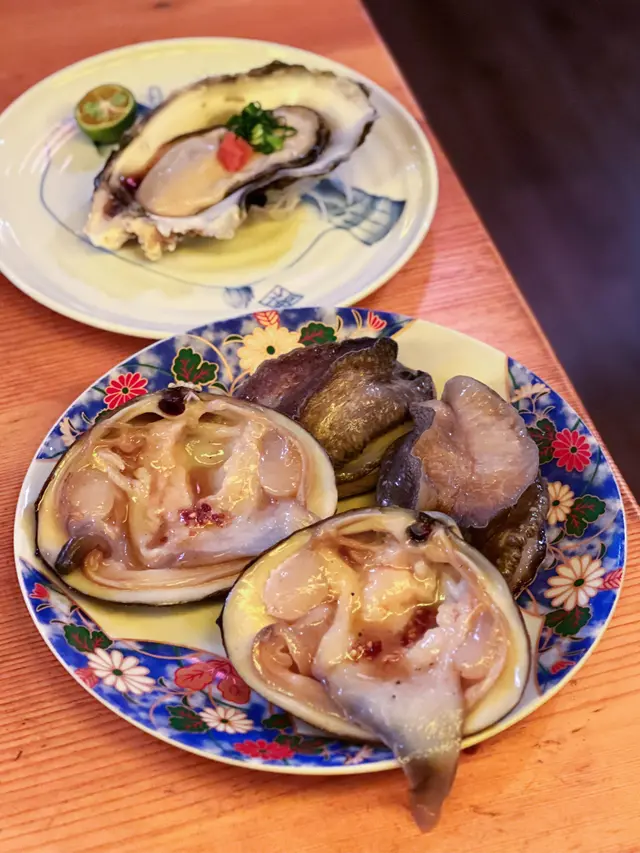 函館北寄貝 & 鮮活南非鮑魚