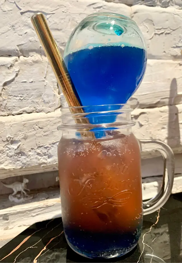 Blue Curacao & Pink Grapefruit