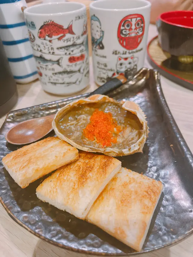 蟹膏蟹肉甲羅燒