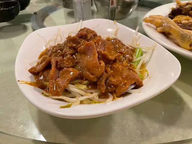 沙嗲炒牛肉豆牙