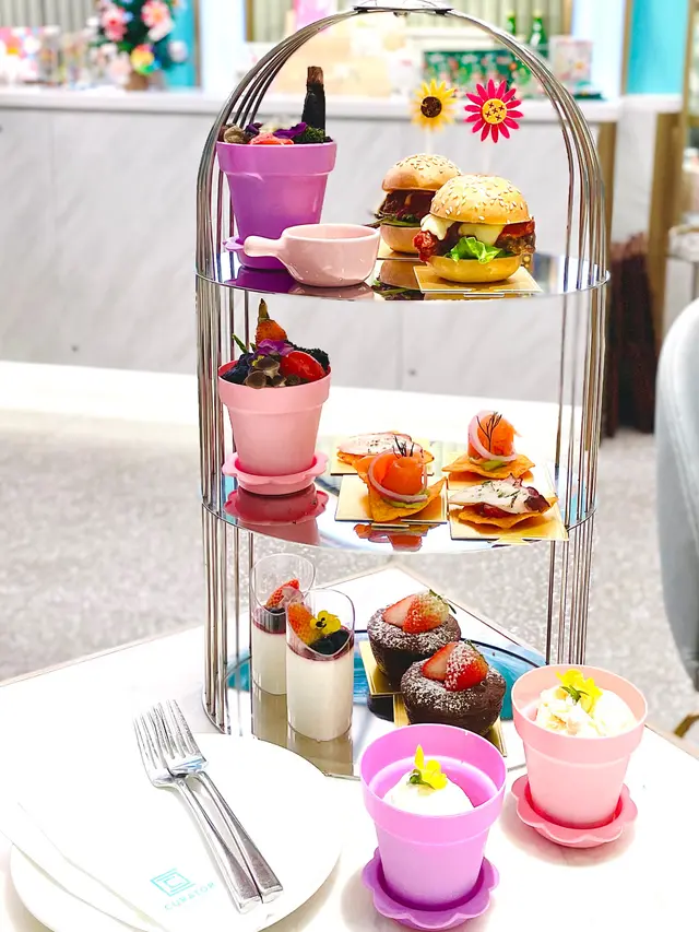 Spring Blossom Afternoon Tea Set