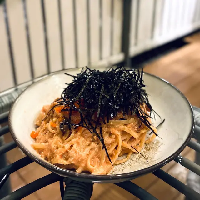 明太子蟹肉扁意粉