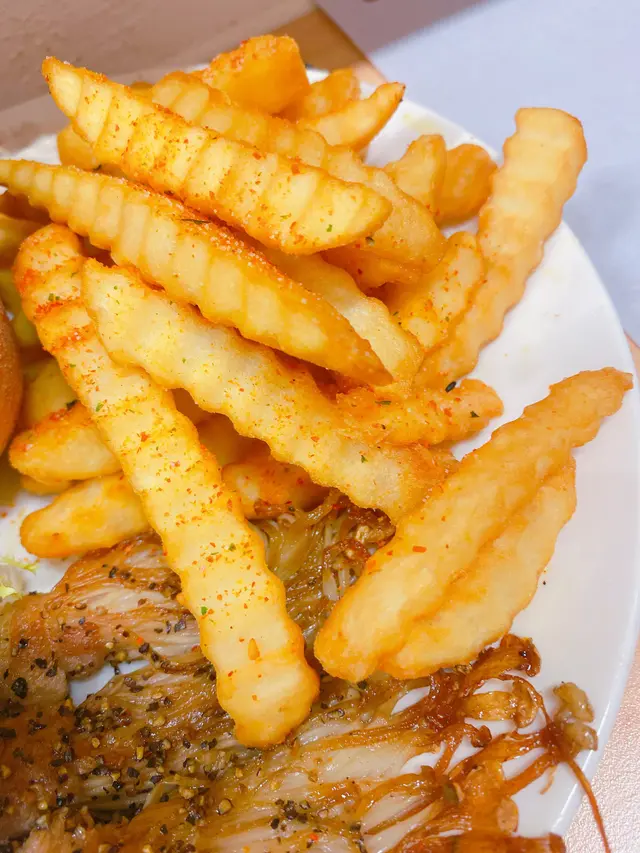 黑松露醬配薯條