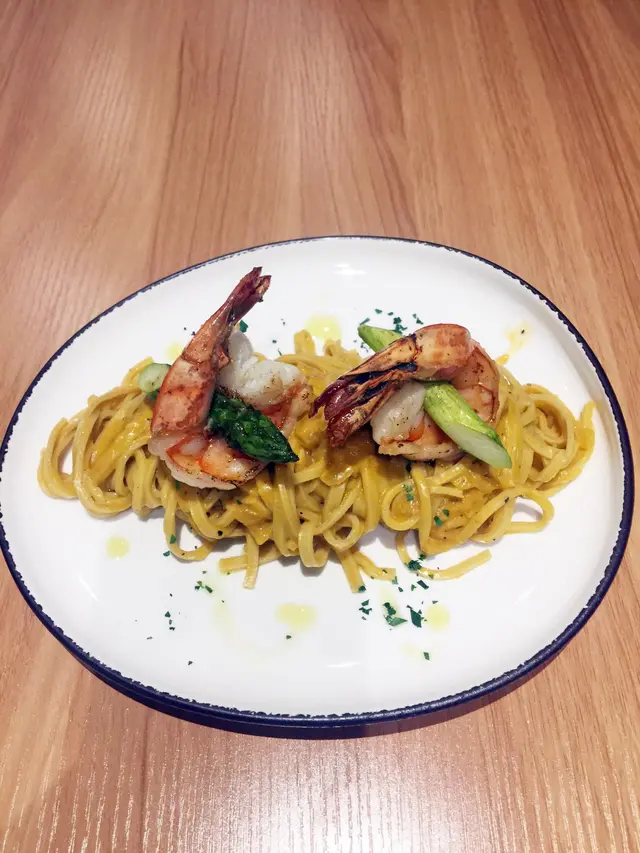 黑虎蝦意大利麵