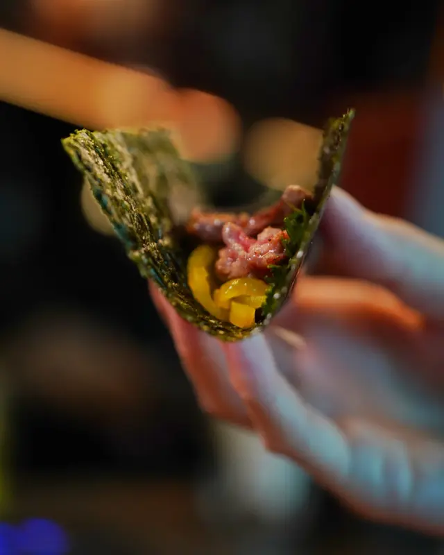 紫蘇二重燒牛肉卷