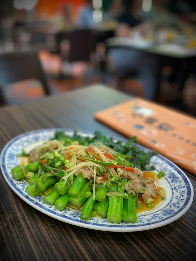 石澳梅菜蒸菜心