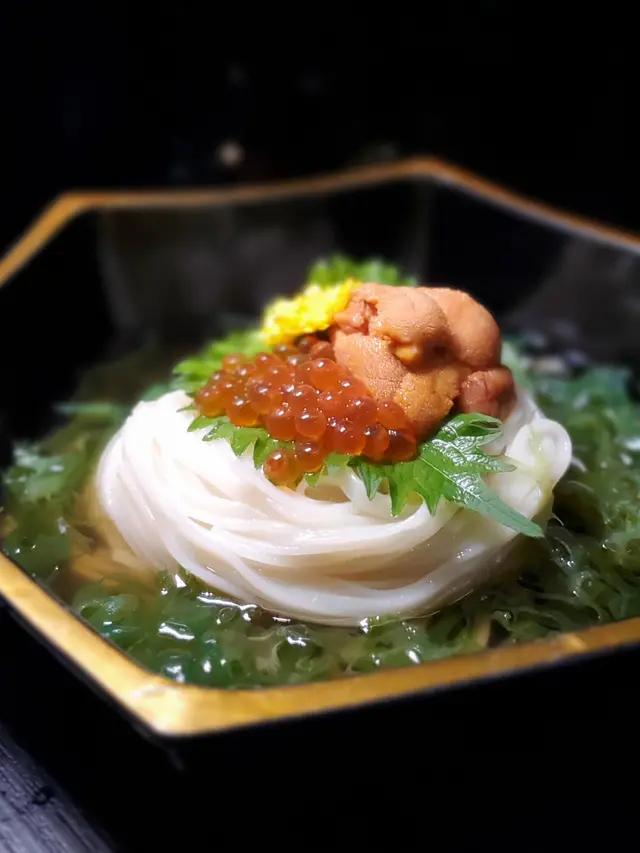 海膽冷稻庭烏冬