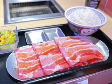 日本鹿兒島豚五花燒肉套餐