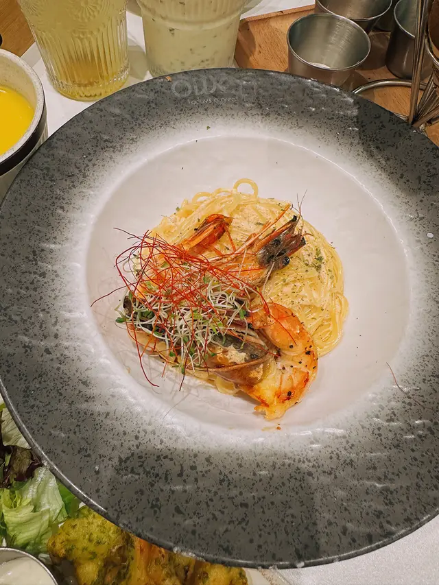 明太子虎蝦意粉