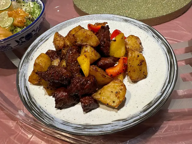 麥朝薯仔牛柳粒