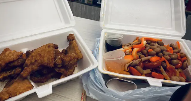 西檸肉排 ＆ 墨魚拼生腸鵝腸