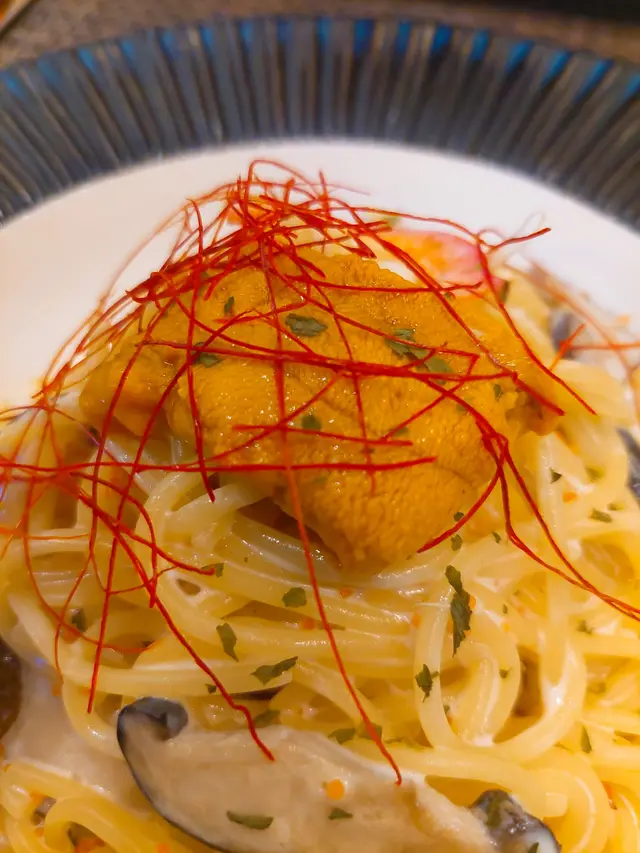 海膽蟹籽忌廉汁意大利麵