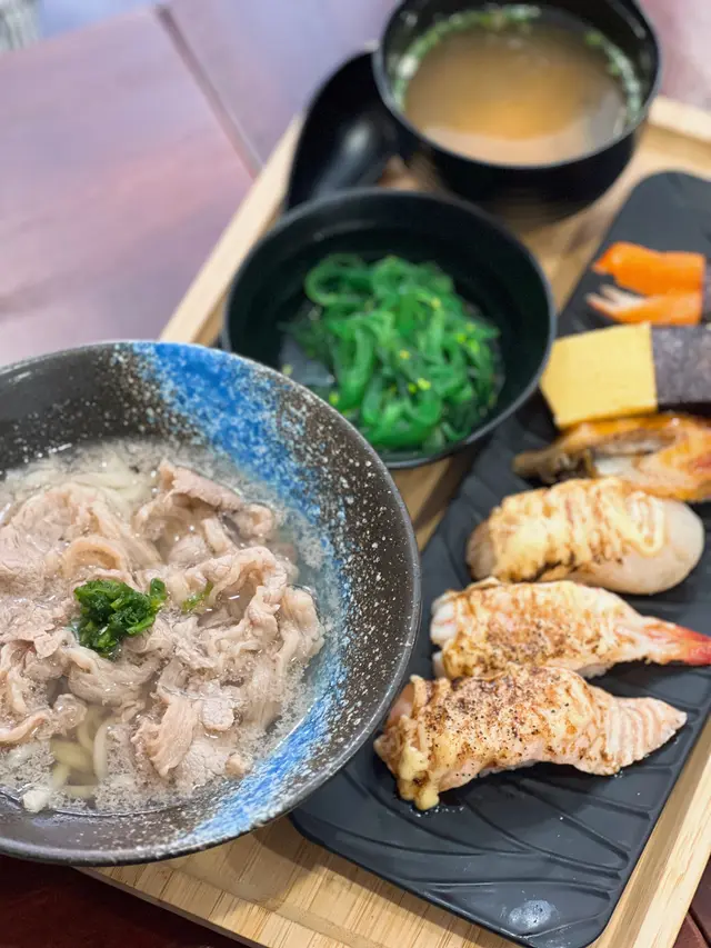 牛肉稻庭烏冬定食