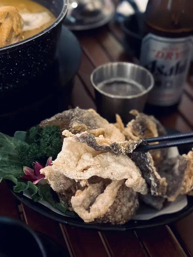 有骨炸魚皮