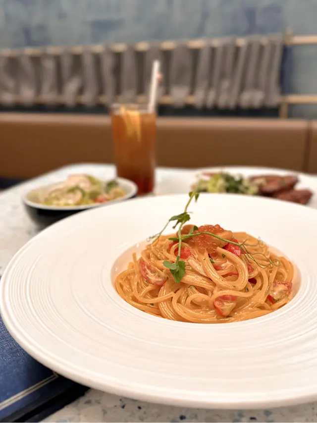 北海道三文魚籽海膽意大利粉