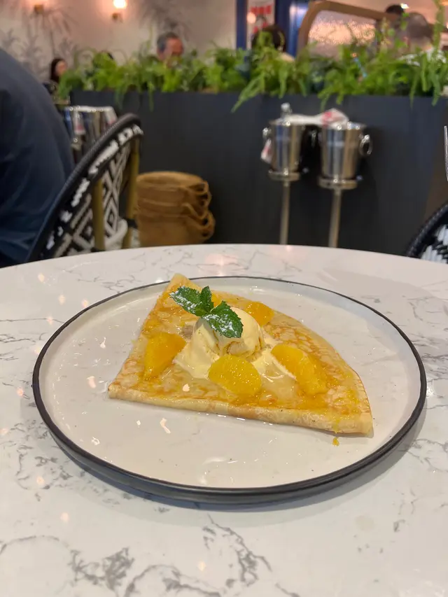 火焰橙酒可麗餅