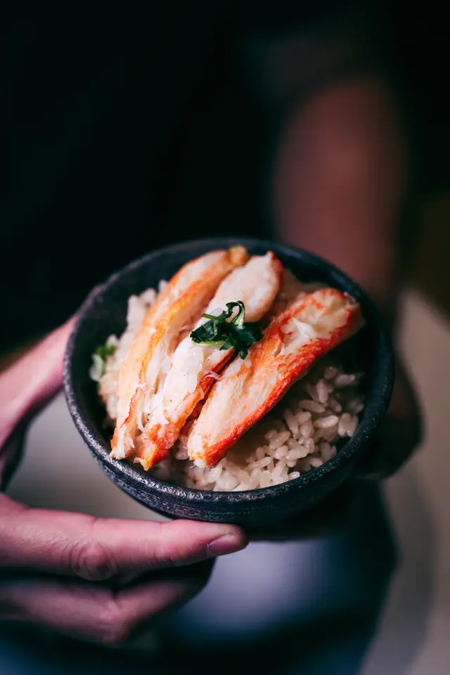 北海道松葉蟹釜飯