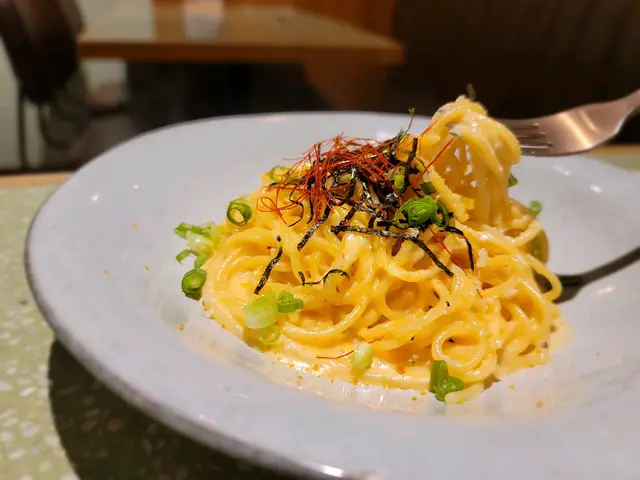 明太子忌廉意粉烏魚籽