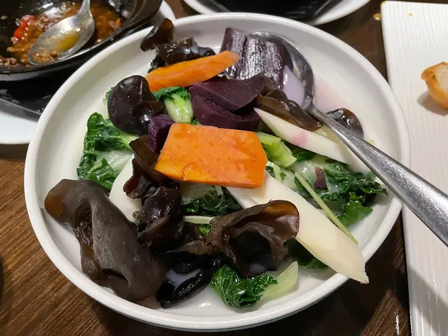 有機薯淮山浸時蔬