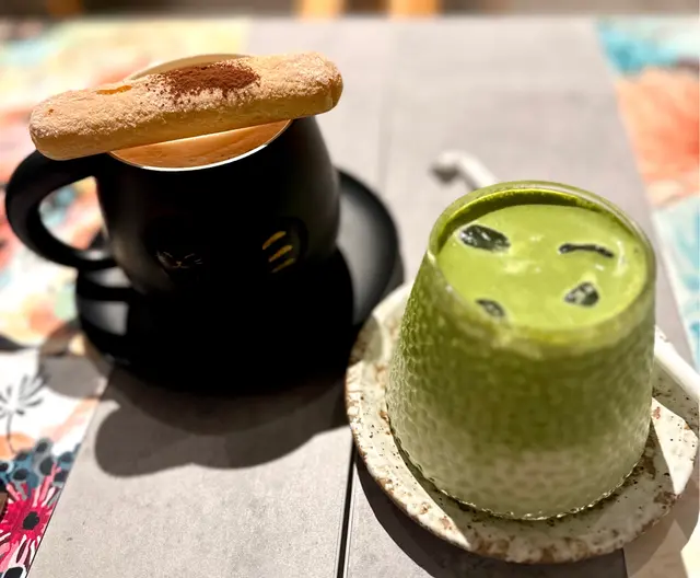 提拉米蘇咖啡 & 抹茶富士山