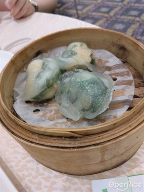 鮮蝦菜苗餃 - 九龍灣的海港酒家