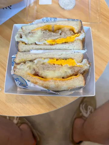 薯泥烧肉起司蛋吐司