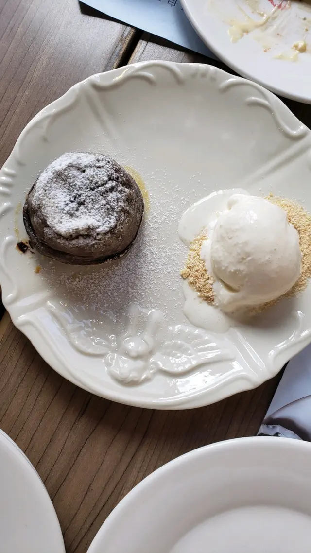 朱古力心太軟 跟餐