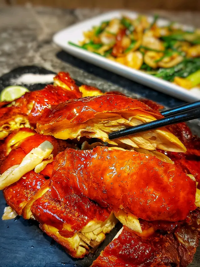 點粵鴻運脆皮雞