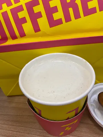 Milk made with Lotus  biscuits  