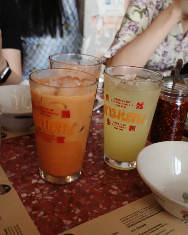 泰式奶茶 & 桔子咸梅梳打