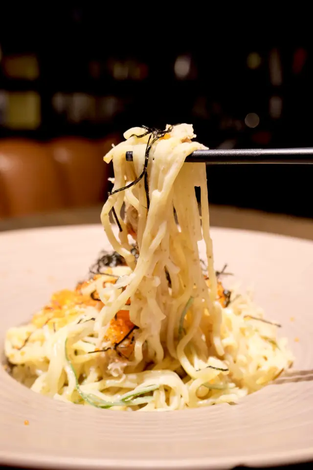 沖蠅胡麻蟹肉冷麵