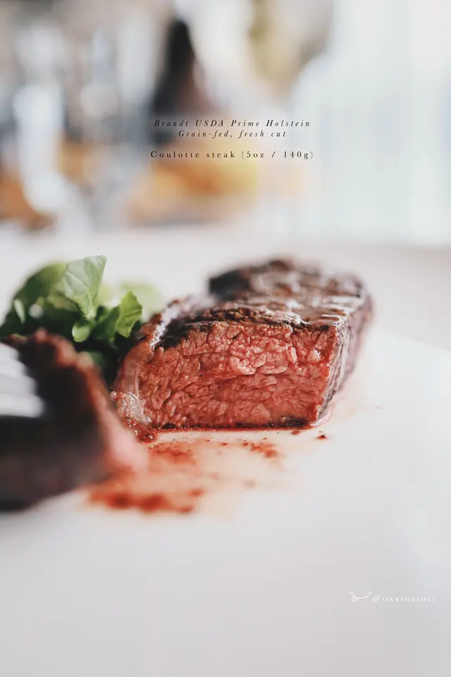 Coulotte是靠近牛隻臀部的位置,不太肥