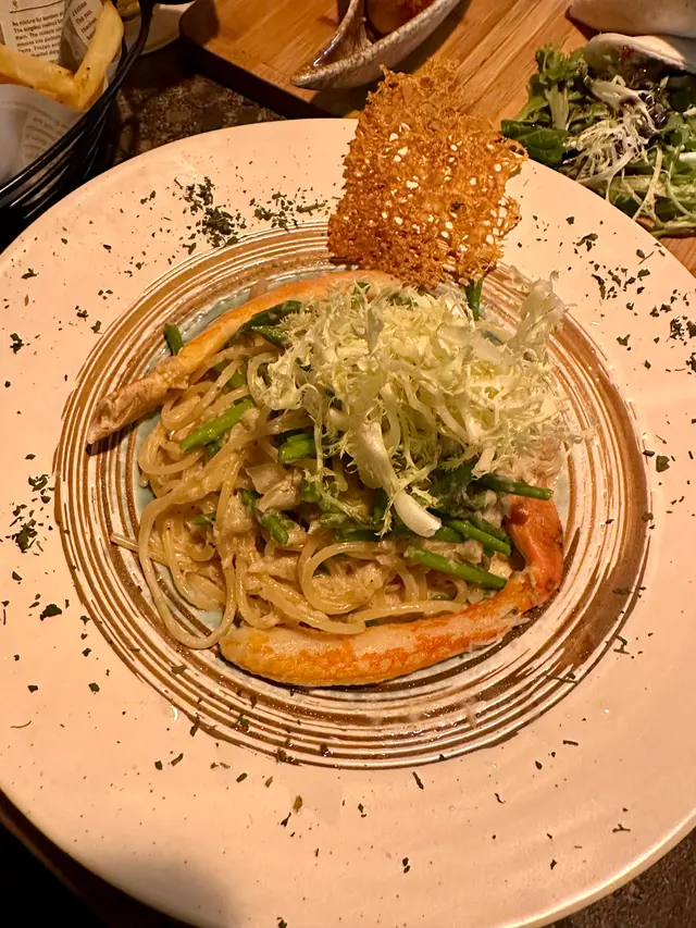 北海道松葉蟹腳忌廉意粉