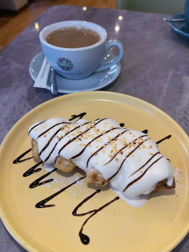 榛子朱古力牛角窩夫（下午茶）