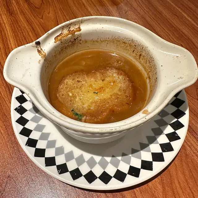 焗法式地道古也芝士洋蔥湯