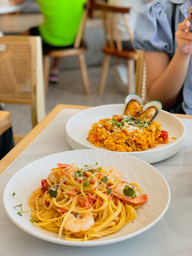 明太子大蝦意粉