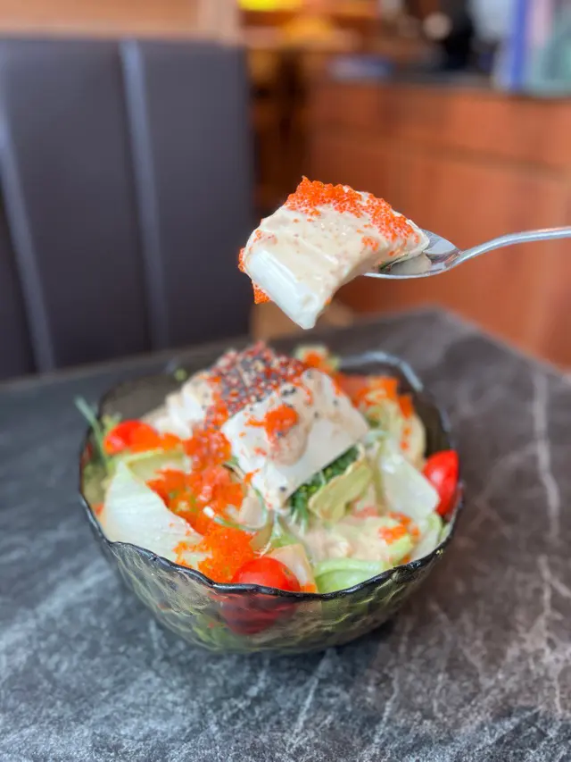 日式麻醬豆腐沙律