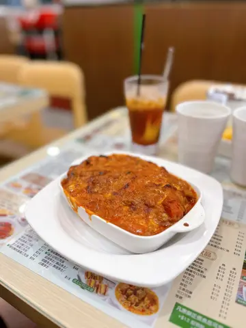 招牌鲜茄焗猪扒饭