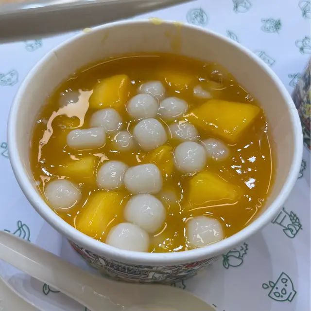 芒果豆腐花小丸子