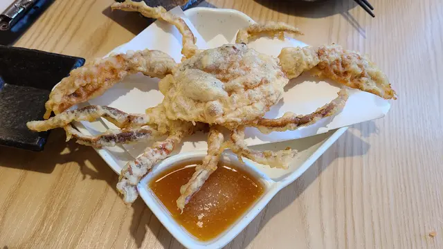 炸軟殼蟹天婦羅