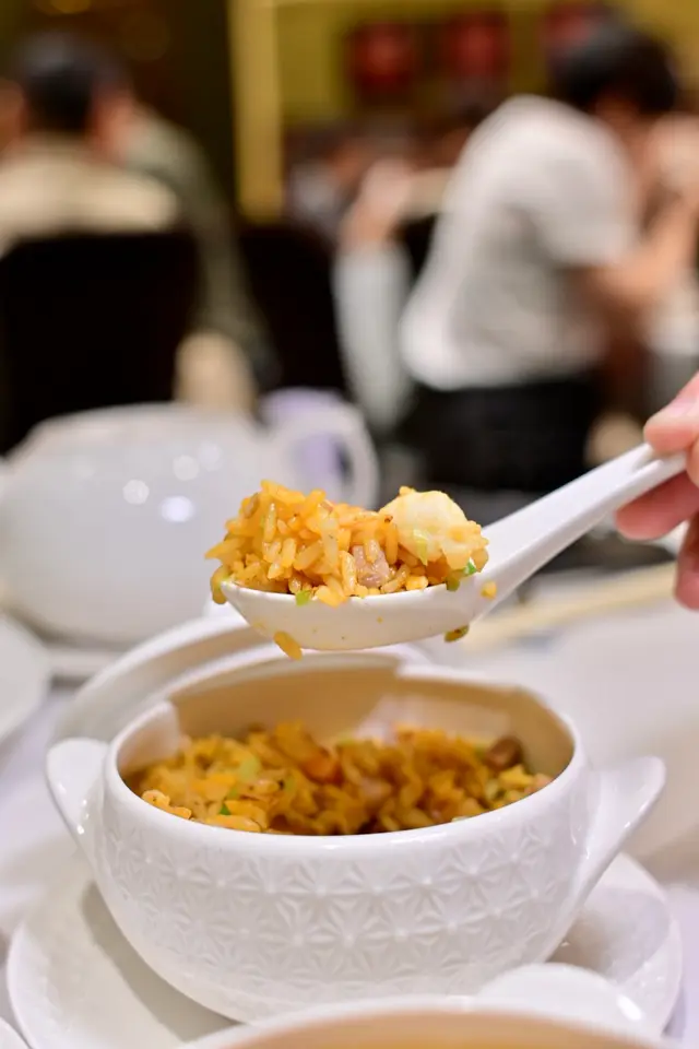 游水蝦叉燒炒飯 