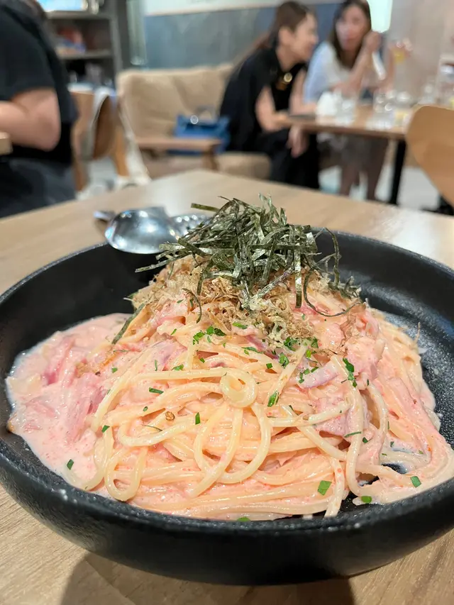 明太子忌廉汁煙肉意粉