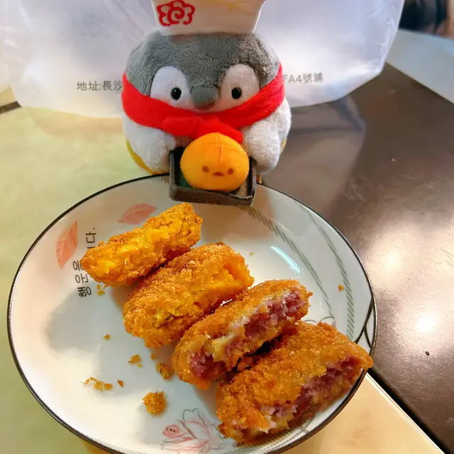 南瓜薯餅、紫芋甘栗薯餅