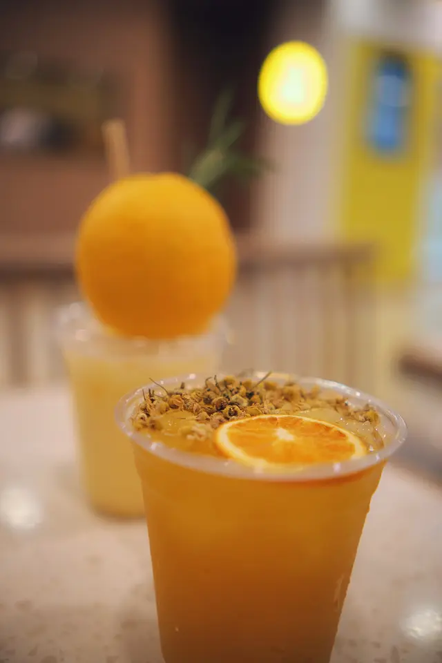 凍洋甘菊桂花茶