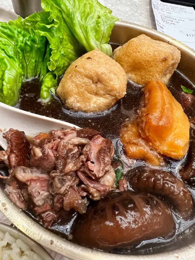 肉碎「肉骨茶」,似撈湯煲入面底既湯渣比我食多啲