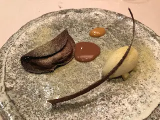 Chocolate crepe soufflé